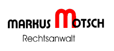 Dieses Bild zeigt das Logo des Unternehmens Rechtsanwaltskanzlei Motsch